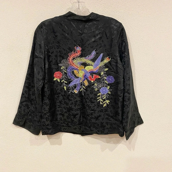 NWT Chico’s Vintage Asian Dragon Jacket Size Small - Picture 5 of 5